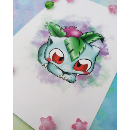 Postal Ivysaur postcard