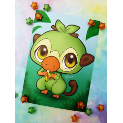 Postal Grookey postcard