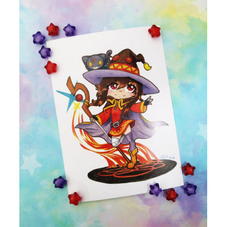 Postal Megumin postcard
