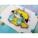Postal Miku pika postcard