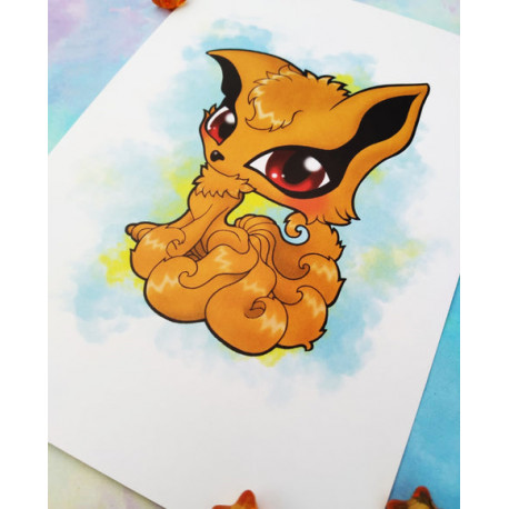 Postal baby Kurama postcard
