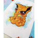 Postal baby Kurama postcard