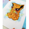 Postal baby Kurama postcard