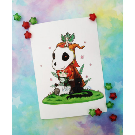 Postal Ancient Magus postcard