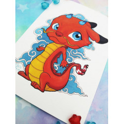 Postal Mushu postcard