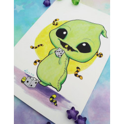 Postal Oogie postcard