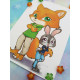 Postal Zootopia Zootropolis postcard