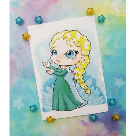 Postal Elsa postcard
