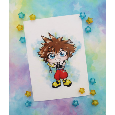 Postal Sora postcard