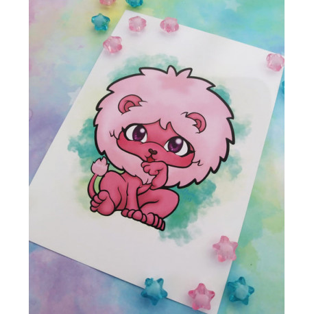 Postal Lion postcard