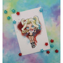Postal Harley Q postcard