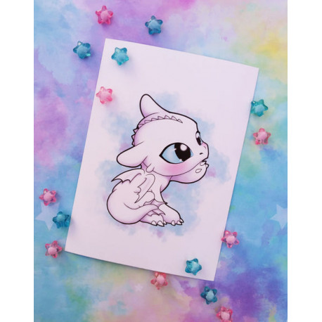 Postal Lightfury postcard