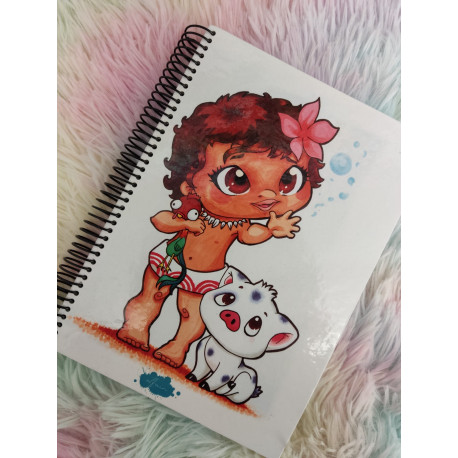 Vaiana Moana cuaderno A5 Notebook