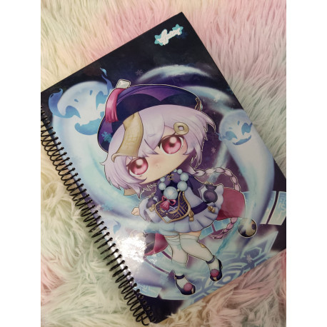 Qiqi Genshin cuaderno A5 Notebook
