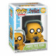 Hora de Aventuras POP! Animation Vinyl Figura Jake with Cassette Player 9 cm
