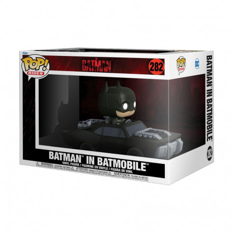Batman POP! Rides Super Deluxe Vinyl Figura Batman in Batmobile 15 cm