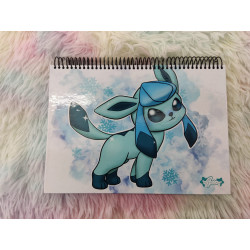 Glaceon notebook cuaderno A5