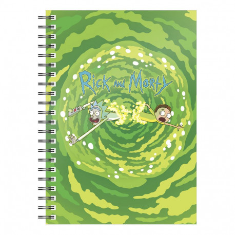 Rick & Morty Libreta Logo Portal
