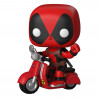 Deadpool POP! Rides Vinyl Figura Deadpool & Scooter 9 cm