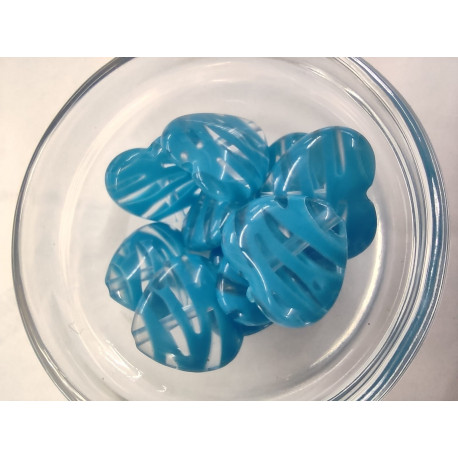 Cuentas para pulsera - corazones