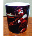 taza Akali Carmesí LOL League of Legends mug cup