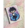 Cute Dabi negro notebook cuaderno A5