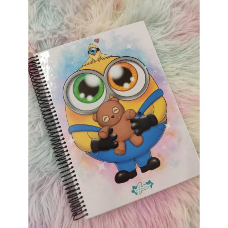 Cute Minion notebook cuaderno A5