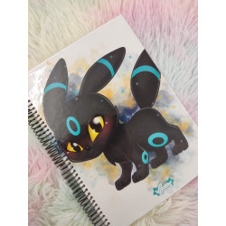 Cute Umbreon Shiny notebook cuaderno A5