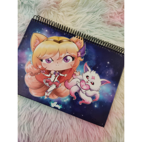 Cute Ahri Star Guardian notebook cuaderno A5