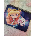 Cute Ahri Star Guardian notebook cuaderno A5