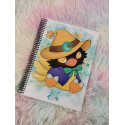 Cute Black Mage Chocobo notebook cuaderno A5