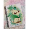 Cute Leafeon notebook cuaderno A5