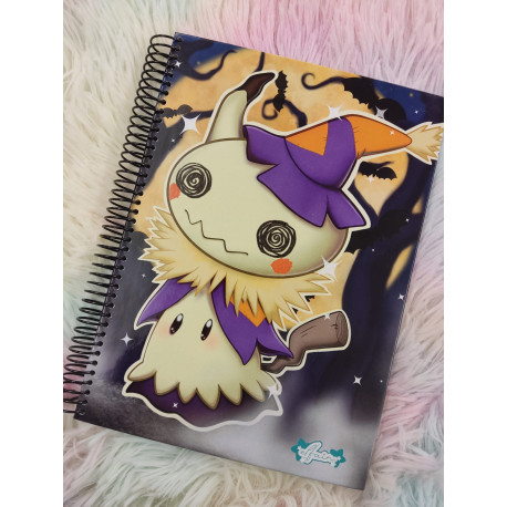 Cute Mimikyu notebook cuaderno A5