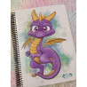 Cute Spyro notebook cuaderno A5