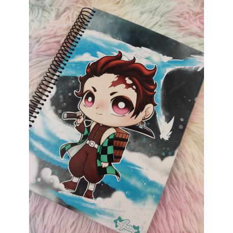 Cute Tanjiro notebook cuaderno A5