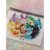 Cute Eeveeluciones notebook cuaderno A5