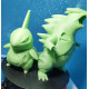 Figura Larvitar y tyranitar